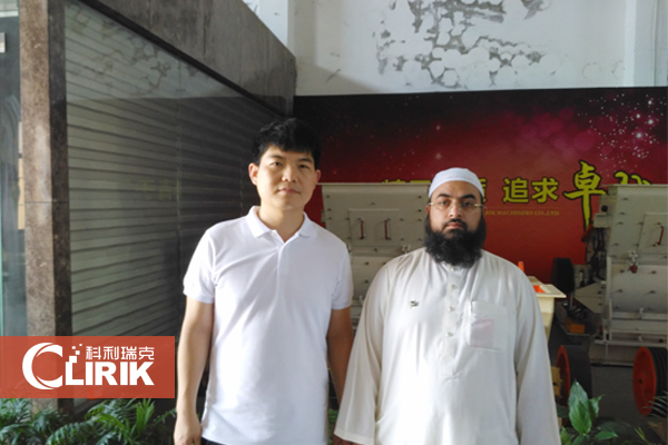 Pakistan Customer come to visit our Calcite Powder Making Machine